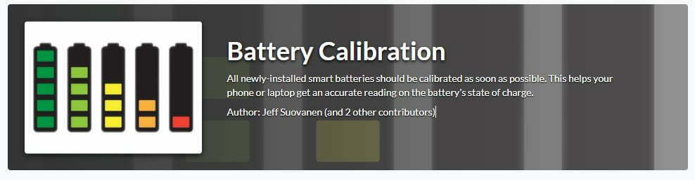 کالیبره کردن باتری هواوی یعنی چه؟